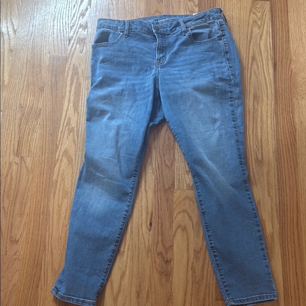 Old Navy Blue Skinny Jeans Classic Style (12)